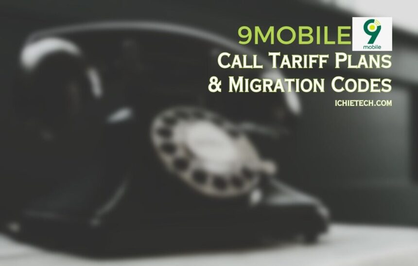9Mobile Call Tariff Plans