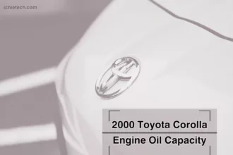 2000 Corolla Engine Oil Capacity