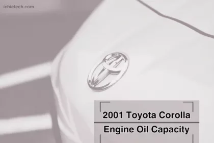 2001 Corolla Engine Oil Capacity