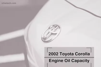 2002 Corolla Engine Oil Capacity