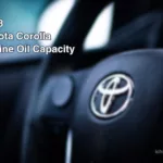2018 Corolla Engine Oil Capacity
