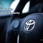2019 Corolla Engine Oil Capacity