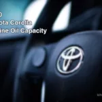 2020 Corolla Engine Oil Capacity