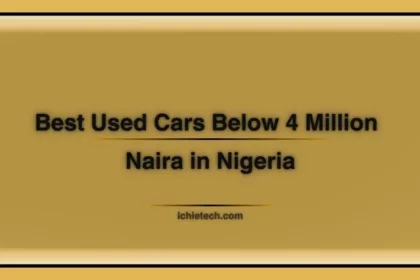 Cars Below 4 Million Naira