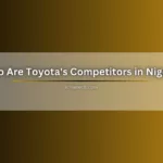 Toyota Competitors in Nigeria